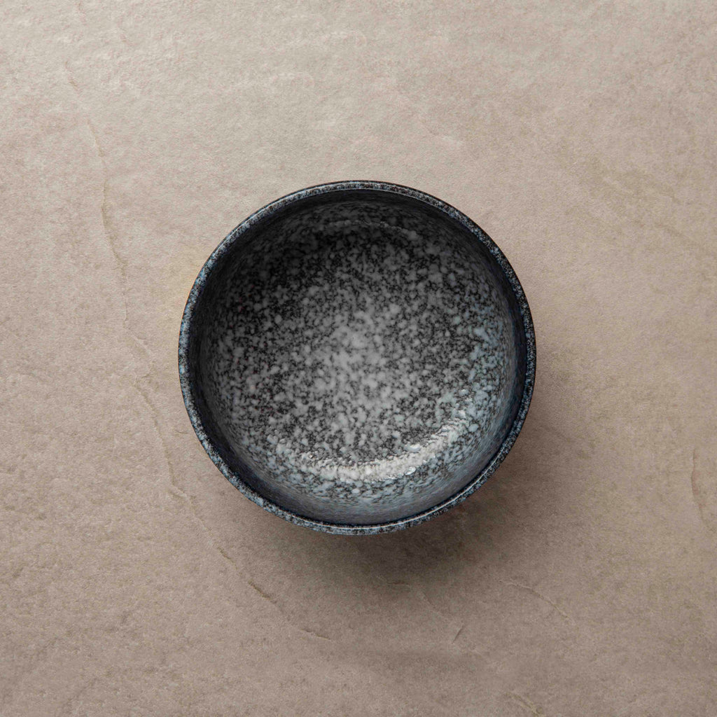 Blue ceramic Japanese serving bowl