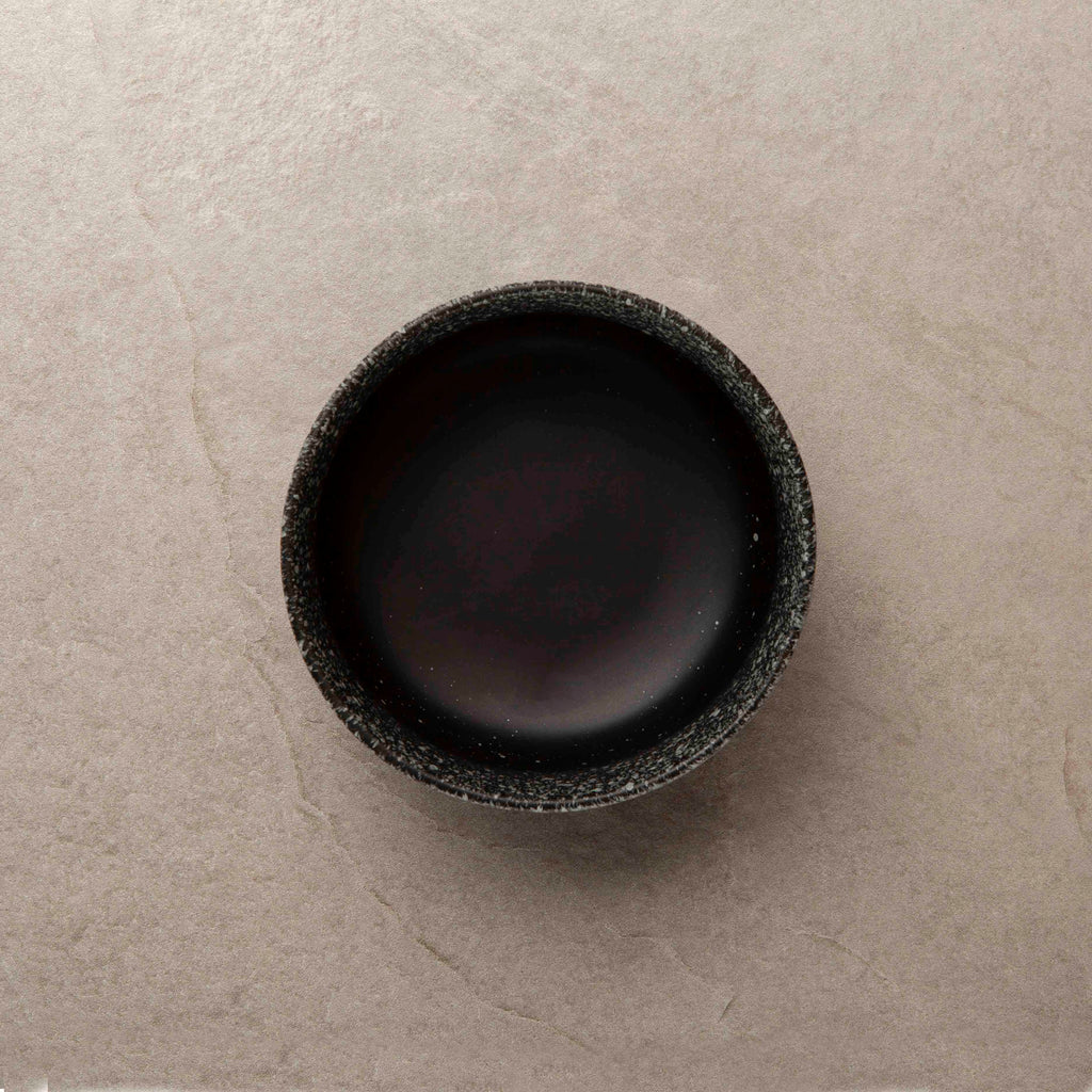 Black ceramic Japanese small bowl